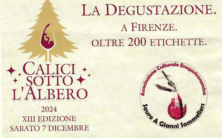 7 Dicembre 2024 . Calici sotto l'albero : degustazione vini